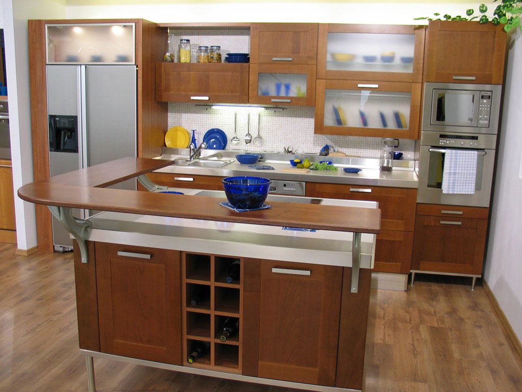 کابینت آشپزخانه مدرن برای فضاهای کوچک