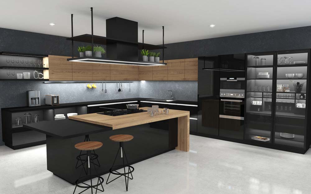 طراحی مدرن آشپزخانه