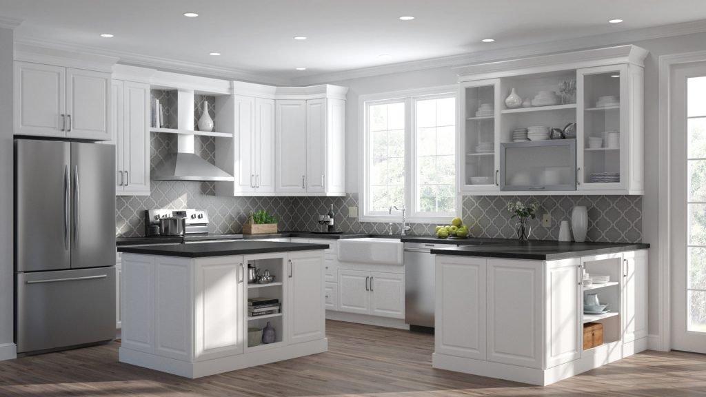 انواع کابینت سفید برای آشپزخانه‌های کوچک