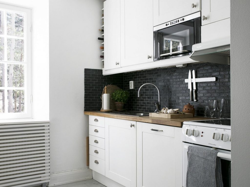 بهترین رنگ کابینت برای آشپزخانه کوچک ساده