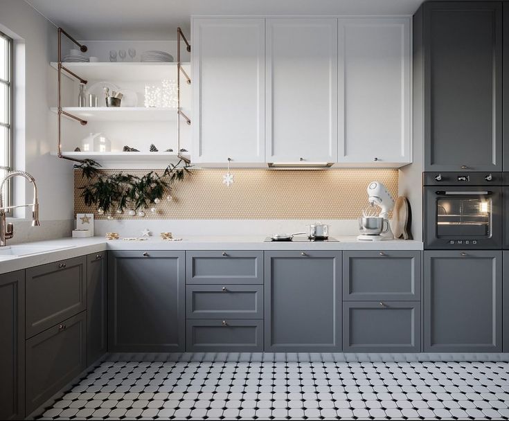 کابینت نئوکسلایک سفید طوسی