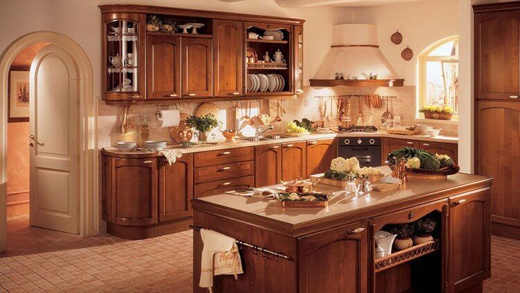 کابینت آشپزخانه نئو کلاسیک خارجی