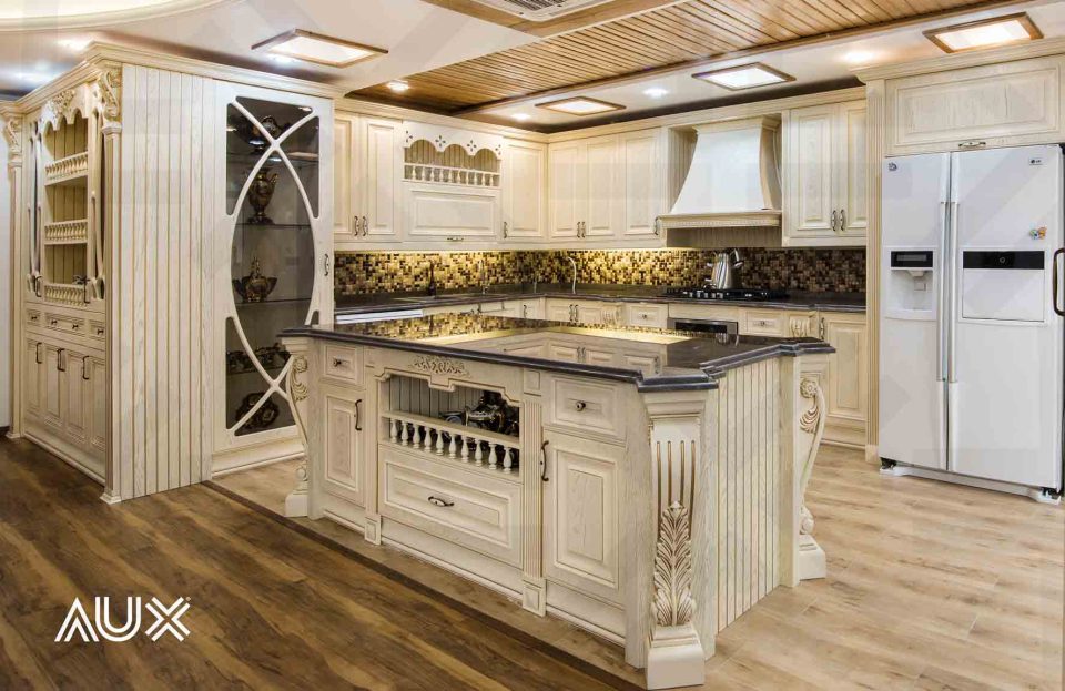 کابینت آشپزخانه وکیوم کلاسیک 