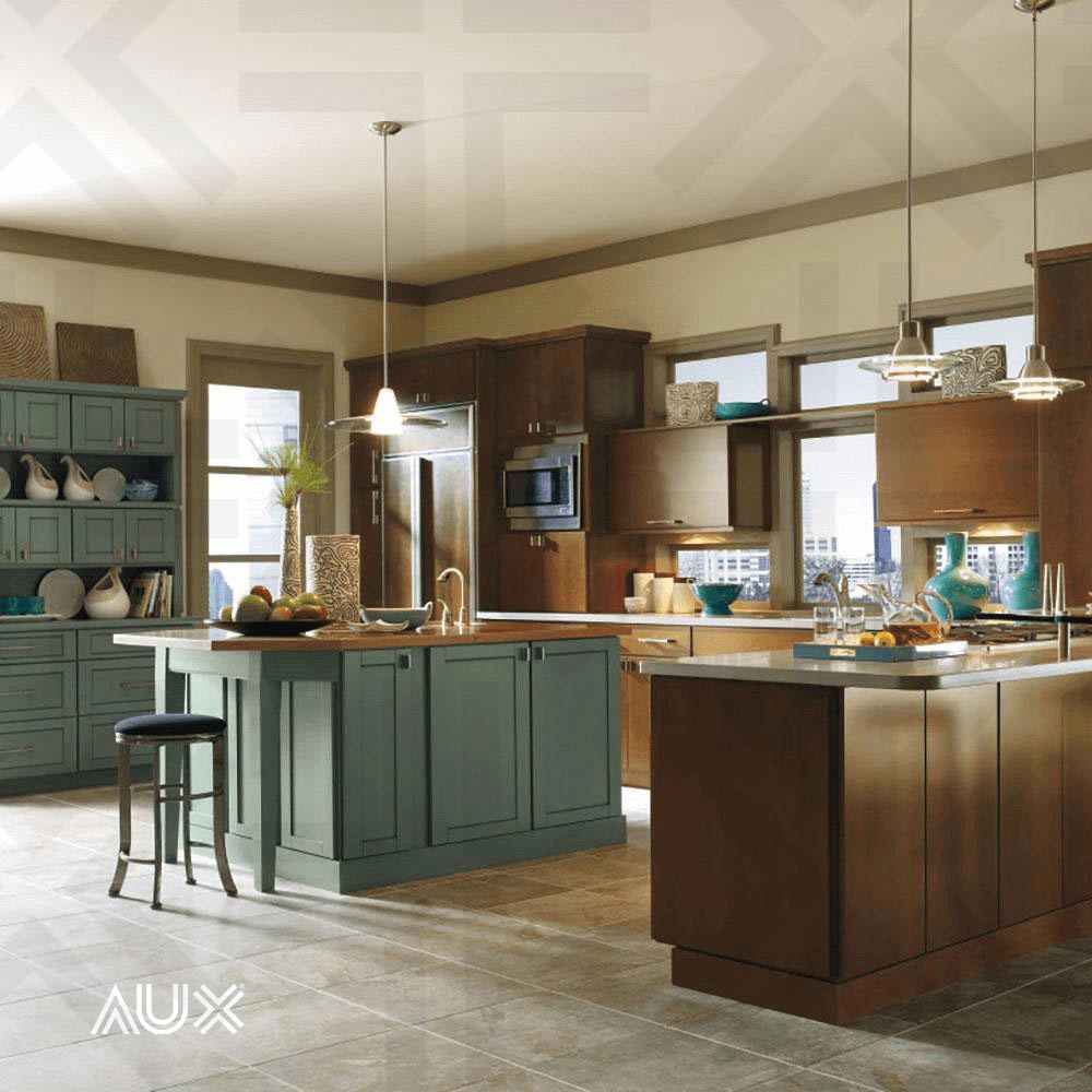 Cabinet with polished color