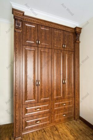 سبک کلاسیک چوبی در طراحی کمد