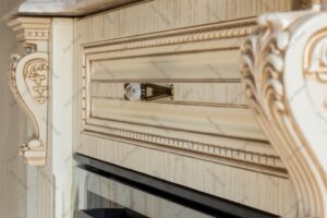 مدل کابینت سبک سلطنتی با تزئینات برجسته