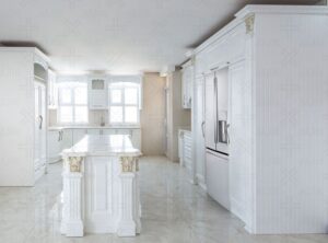 کابینت آشپزخانه کلاسیک سفید