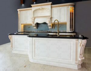 کابینت کلاسیک منحنی