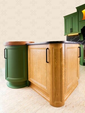 کابینت چوبی منحنی