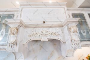 کابینت چوبی آشپزخانه با رنگ روشن