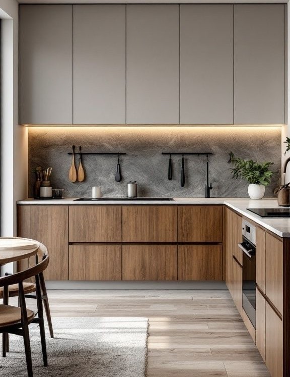 کابینت بدون دستگیره