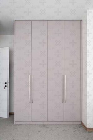 کمد دیواری مینیمال طوسی