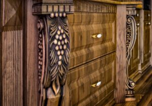 کابینت روکش چوب مدل ۶۶۲