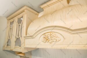 کابینت روکش چوب کرم