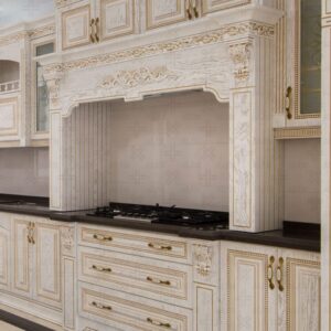 کابینت آشپزخانه کرم روشن