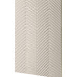 درب کابینت آکس چوب شیاردار رنگ کرم کد ۱۱۷۱