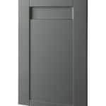 درب کابینت طوسی رنگ آکس چوب کد ۱۱۸۶