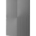 درب کابینت شیاردار رنگ طوسی برند آکس چوب کد ۱۱۹۱