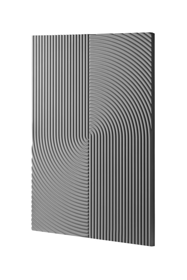 درب کابینت شیاردار رنگ طوسی برند آکس چوب کد ۱۱۹۱