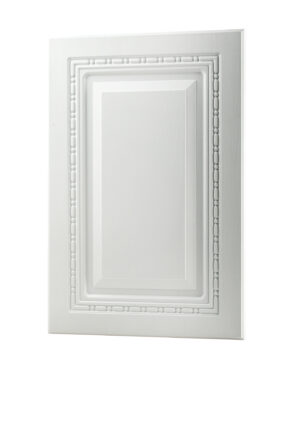 درب کابینت طرح دار رنگ سفید از برند آکس چوب کد ۱۰۵۹