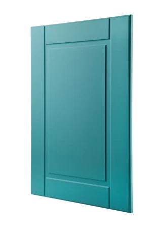 درب کابینت کد ۲۰۲۶ رنگ سبزآبی از برند آکس چوب