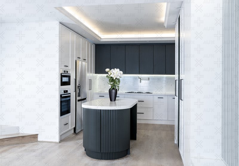 کابینت منحنی به سبک مدرن