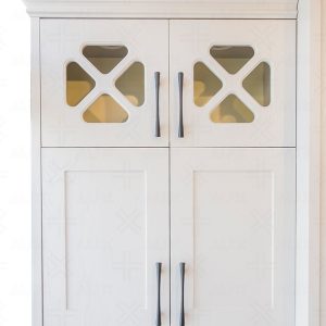 کابینت نئوکلاسیک سفید رنگ