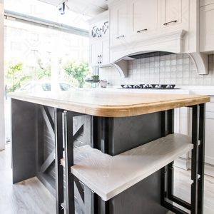 کابینت نئوکلاسیک با جزیره