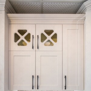 کابینت نئوکلاسیک با رنگ سفید